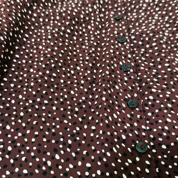 Abercrombie & Fitch burgundy dress - Picture 2 of 3